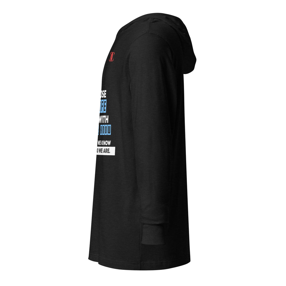 Hooded long-sleeve tee