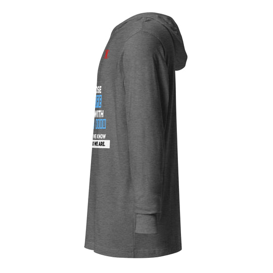 Hooded long-sleeve tee