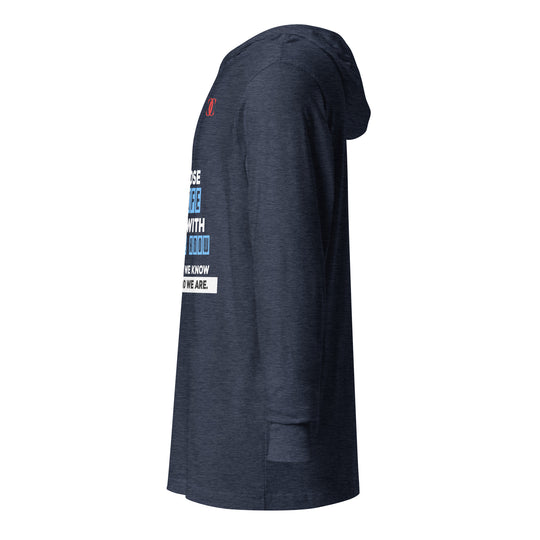 Hooded long-sleeve tee