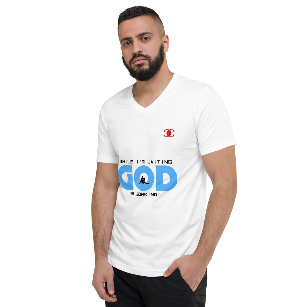 Unisex Short Sleeve V-Neck T-Shirt